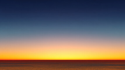 Wall Mural - breathtaking sunset over ocean creates serene atmosphere with vibrant colors blending seamlessly int