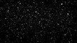 © MIHUSH - Falling snowflakes on black background