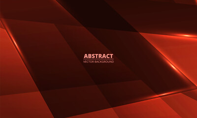 Wall Mural - dark red abstract background with geometric dynamic glowing diagonal lines. vector abstract backgrou