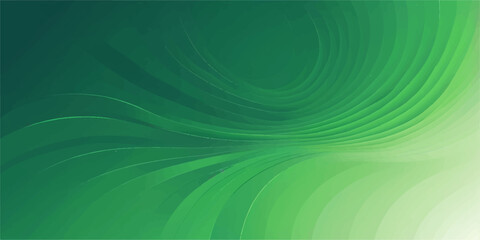 An abstract green and blue soft light glow swirl pattern with a digital wave texture