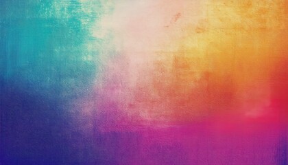 Wall Mural - vibrant abstract gradient texture blending warm reds oranges yellows with cool blues pinks and purples ideal for backgrounds banners and digital art