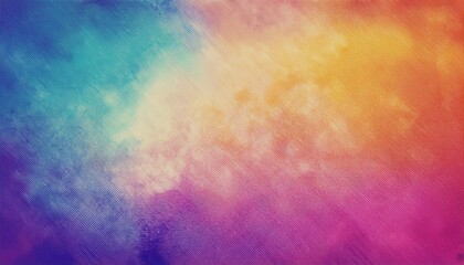 Wall Mural - vibrant abstract gradient texture blending warm reds oranges yellows with cool blues pinks and purples ideal for backgrounds banners and digital art