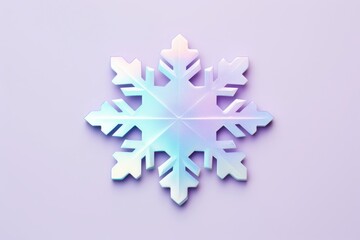 Canvas Print - snowflake shape celebration decoration.