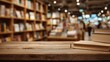 © vlntn - Cozy Bookstore Interior with Bookshelves Display
