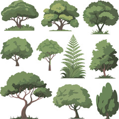 collection of trees