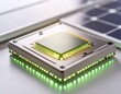© sri mukti - Advanced Microchip Technology on Solar Panel.