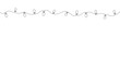 © The Little Foot - Continuous one line art of String lights for Christmas and New year decoration