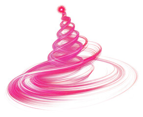Wall Mural - PNG Simple Christmas tree light christmas spiral.