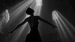© gondrekngekil - Woman silhouette light rays