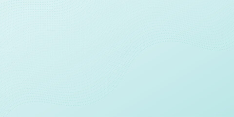 Wall Mural - abstract blue smooth waves on white background soft line dot shpae flowing wihte curve digital patte