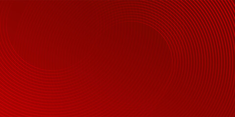 Wall Mural - red abstract background with glowing geometric lines. trendy natural good monocrome line simple