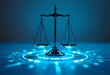 © shahjalal - Futuristic justice scales merge with digital technology, symbolizing law’s evolution through AI, automation, and cyber systems. Concept highlights modern legal innovation, courtroom transformation.