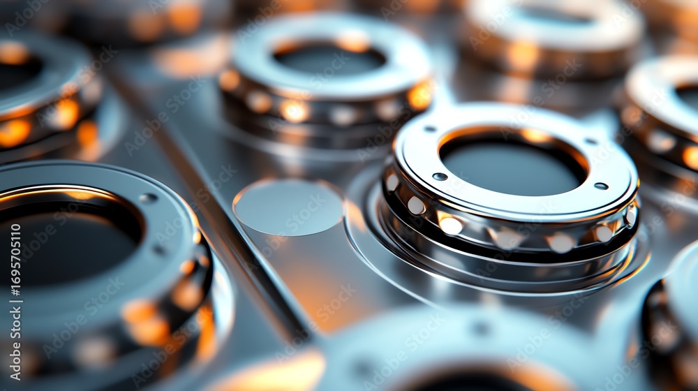 A close-up of a lithium-ion battery cell showcasing intricate details ...