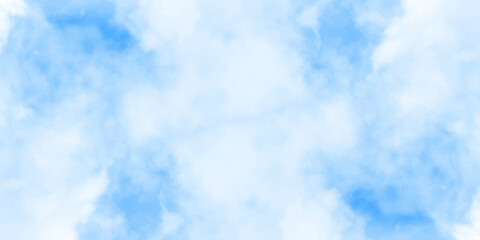 Wall Mural - blue sky with soft white clouds, natural background with fluffy cloudscape and clear atmosphere for 
