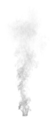 Wall Mural - Smoke from combustion of material or chemical combustion in scientific context with isolated on transparent background - PNG file, 3D rendering illustration