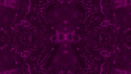 Wall Mural - Slow motion trippy kaleidoscope animation with geometric pattern symmetrical vibrant abstract background optical illusion dynamic visual loop psychedelic motion design hypnotic lighting purple pink