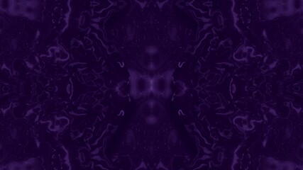 Wall Mural - Slow motion trippy kaleidoscope animation with geometric pattern symmetrical vibrant abstract background optical illusion dynamic visual loop psychedelic motion design hypnotic lighting royal purple