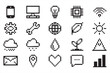 © MD.sahadat - Retro 8-Bit Pixel Icon Pack Featuring WiFi Cloud Leaf and Light Bulb Signs