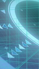 Wall Mural - Animation of scope scanning and data processing