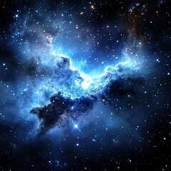 Wall Mural - majestic nebula in deep space celestial clouds and stars illuminating the expansive universe