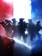 © Atlantis - French special forces soldiers standing united with the flag