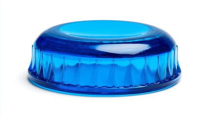 Blue dome shape with transparent background