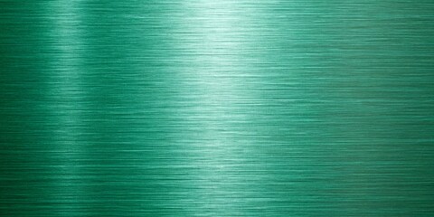 Green brushed metal background with a soft, diffused light, highlighting the subtle texture and creating a sleek, contemporary feel for various applications