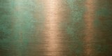 Closeup of a textured copper surface with a green tint, showcasing the intricate details and patterns of the metal material, creating a unique and visually appealing background