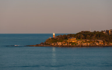 Wall Mural - Dusk view of Hornby Lighthouse, Sydney, Australia.
