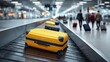 © Privilege - Modern Airport Baggage Claim Area with Conveyor Belt