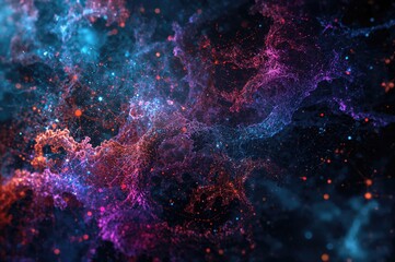Wall Mural - modern abstract design for data visualization