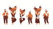 © miracley - Harvest Festival:  Five stylized figures, women carrying baskets of fruit and vegetables on their heads, men playing traditional drums.