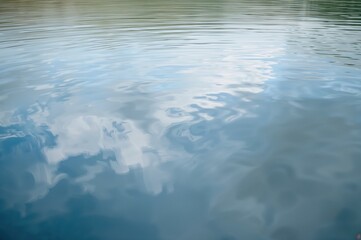 Wall Mural - illustration of water surface reflections
