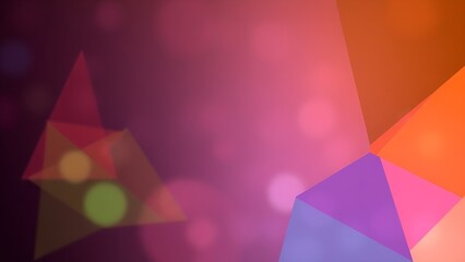 Abstract geometric shapes in vibrant gradient colors, symbolizing modern technology and innovation.