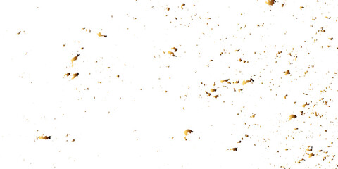 Wall Mural - Gold ribbon dust grunge urban background. Golden sparkle confetti. Shiny golden grunge wall dust background.	
