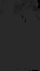 Wall Mural - dark gray wispy smoke flow loop on alpha transparent background