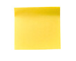 © MSTPAPIA - A single yellow sticky note isolated on transparent background