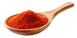 © bibi kulsum - Paprika powder in wooden spoon isolated on white background png isolated on a transparent background