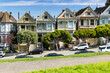 The Painted Ladies, a row of iconic Victorian houses in San Francisco