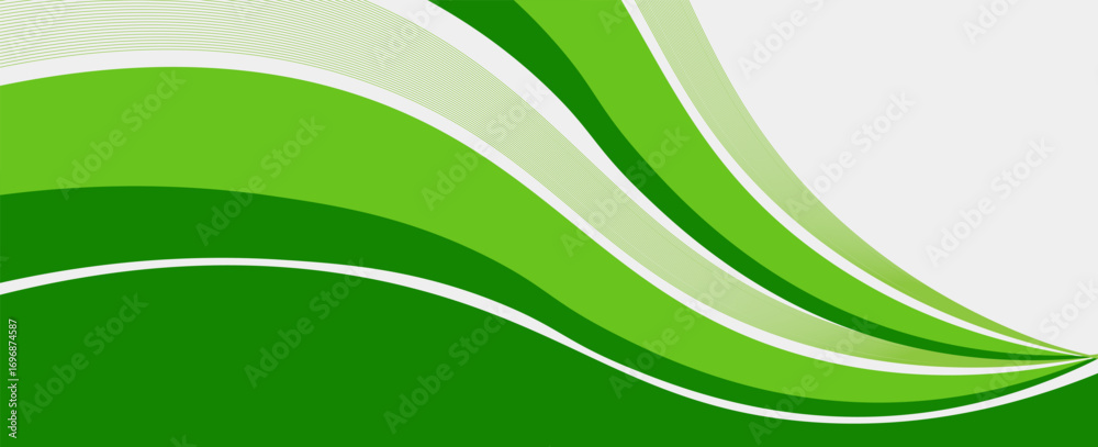 Abstract green banner background. Graphic design banner pattern ...
