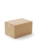 © Gfx Wahida - Sealed Cardboard Box on White Background Ready for Shipping