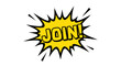 © Red3 - Comic Book Style 'JOIN!' Burst Graphic