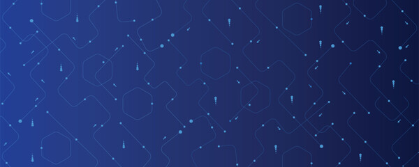 Motherboard technology circuit board texture design. AI banner concept for internet technology. Digital motherboard concept for poster, cover, banner, header, web presentation template.