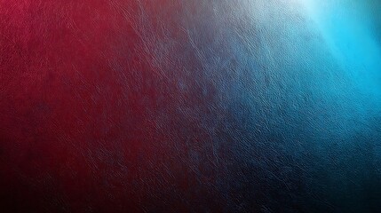 Wall Mural - Abstract textured background with a gradient of red and blue light, creating a dramatic and dynamic effect, perfect for design