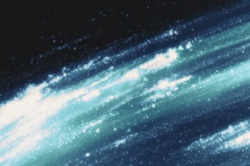Wall Mural - Abstract composition featuring swirling light and a starry night sky