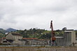 Industrial environment in the estuary of Bilbao