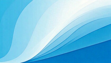 Abstract background with flowing, curved blue and white gradient waves, creating a dynamic and modern design.