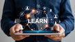 © Stock Studio - Learn online courses and digital education platform for global knowledge sharing and skill development