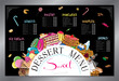 © PX Media - Dessert menu card - tabloid format - vector illustration