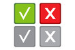 © Faridzdesign - cross checck vector design icon